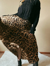 Load image into Gallery viewer, Phoebe Leopard Print Pleated Maxi Dress
