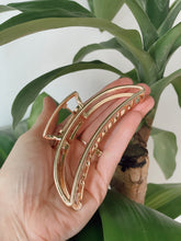 Load image into Gallery viewer, New Moon Claw Clip - Gold
