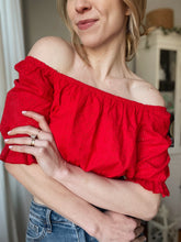 Load image into Gallery viewer, Valentina Eyelet Crop
