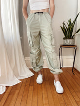 Load image into Gallery viewer, Sage Parachute Drawstring Cargo Pants
