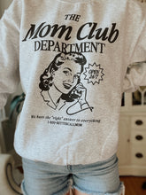 Load image into Gallery viewer, The Mom Club Department Vintage Aesthetic Crewneck
