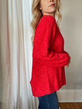 Load image into Gallery viewer, Rayla Red Knit Sweater
