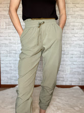 Load image into Gallery viewer, Light Sage High Waisted Joggers
