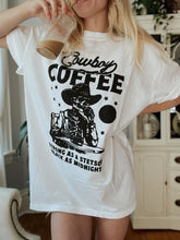 Load image into Gallery viewer, Western Aesthetic Cowboy Coffee Tee
