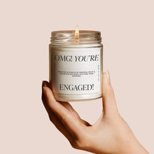 Load image into Gallery viewer, OMG! You&#39;re Engaged! Soy Candle
