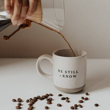 Load image into Gallery viewer, Be Still and Know Stoneware Coffee Mug
