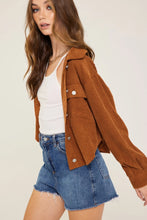 Load image into Gallery viewer, Cinnamon Shacket - Final Sale
