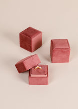 Load image into Gallery viewer, Velvet Ring Box - Multiple Colors + Shapes

