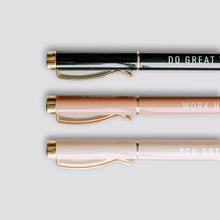 Load image into Gallery viewer, Motivational Metal Pen Set
