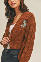 Load image into Gallery viewer, Fiona Embroidered Cardigan - Final Sale
