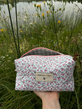 Load image into Gallery viewer, Dainty Floral Sage Quilted Pouch - 3 Sizes
