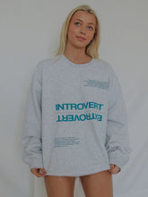 Load image into Gallery viewer, Introvert/Extrovert Graphic Sweatshirt
