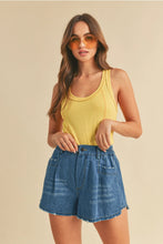 Load image into Gallery viewer, Leena Yellow Crew Neck Tank
