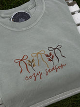 Load image into Gallery viewer, Cozy Season Embroidered Tee - 2 Colors

