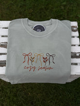 Load image into Gallery viewer, Cozy Season Embroidered Tee - 2 Colors
