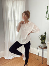 Load image into Gallery viewer, Seaside White Dolman Top
