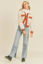 Load image into Gallery viewer, Rustic Shearling Cropped Jacket - Final Sale
