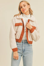 Load image into Gallery viewer, Rustic Shearling Cropped Jacket - Final Sale
