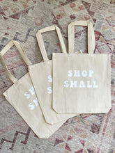 Load image into Gallery viewer, Shop Small Reusable Tote Bag

