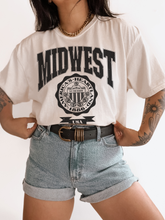 Load image into Gallery viewer, Midwest Trendy Aesthetic Graphic Tee - Ivory
