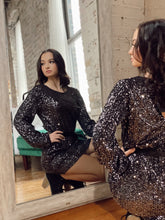 Load image into Gallery viewer, Dazzle Me Sequin Dress - Final Sale

