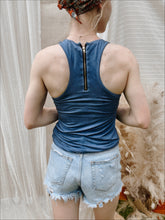 Load image into Gallery viewer, Zipper Racerback Tank
