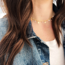 Load image into Gallery viewer, Dainty Star Rhinestone Choker

