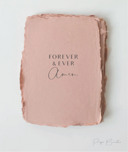 Load image into Gallery viewer, &quot;Forever + Ever. Amen&quot; Greeting/Wedding Card
