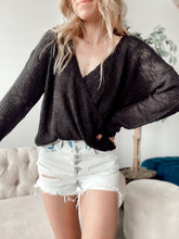 Load image into Gallery viewer, Midnight Backless Knit Sweater
