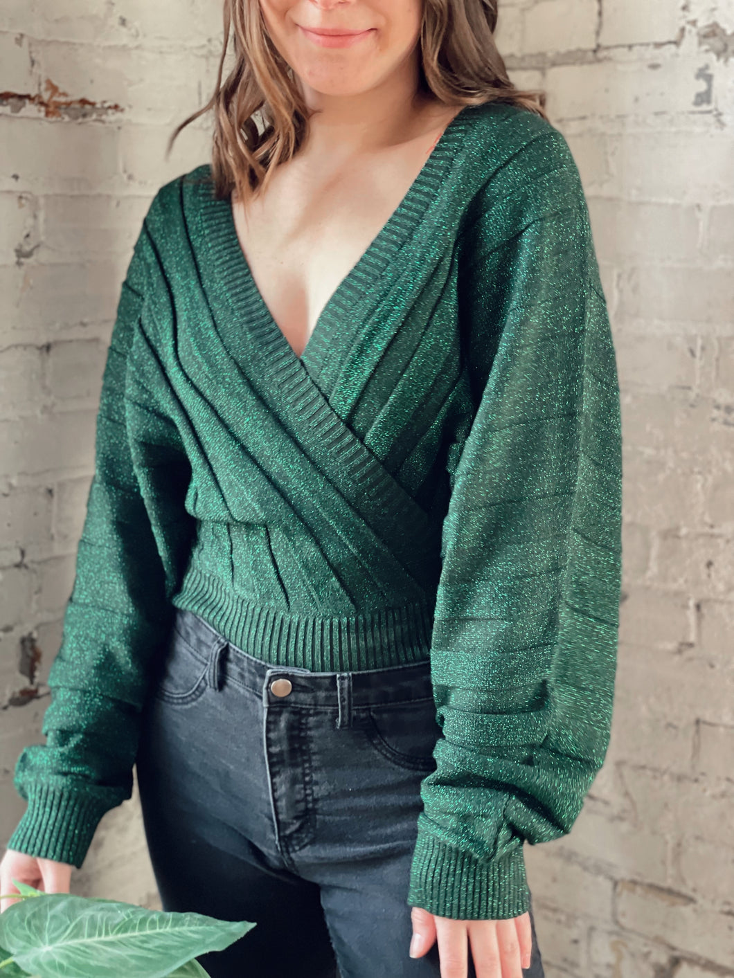 Ivy Metallic Sweater - Final Sale