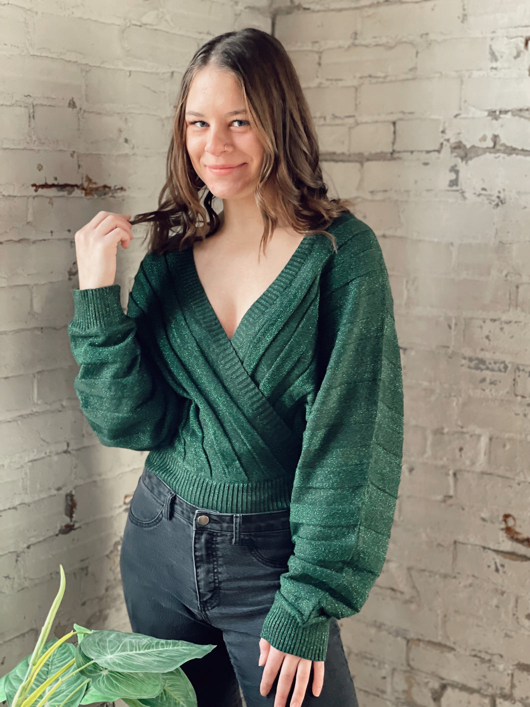 Ivy Metallic Sweater