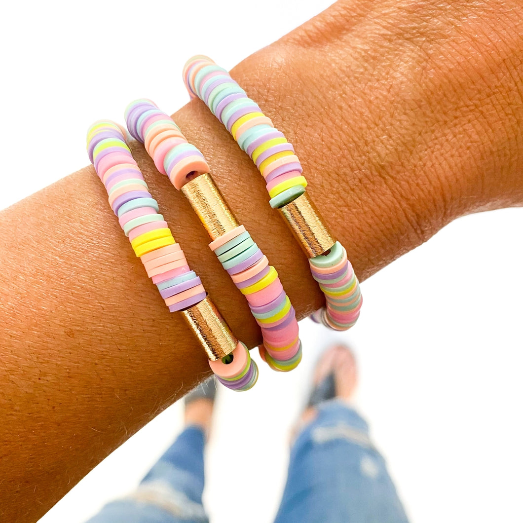 Heishi Bracelets - (More Color Options)
