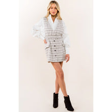 Load image into Gallery viewer, Tweed Pullover Dress
